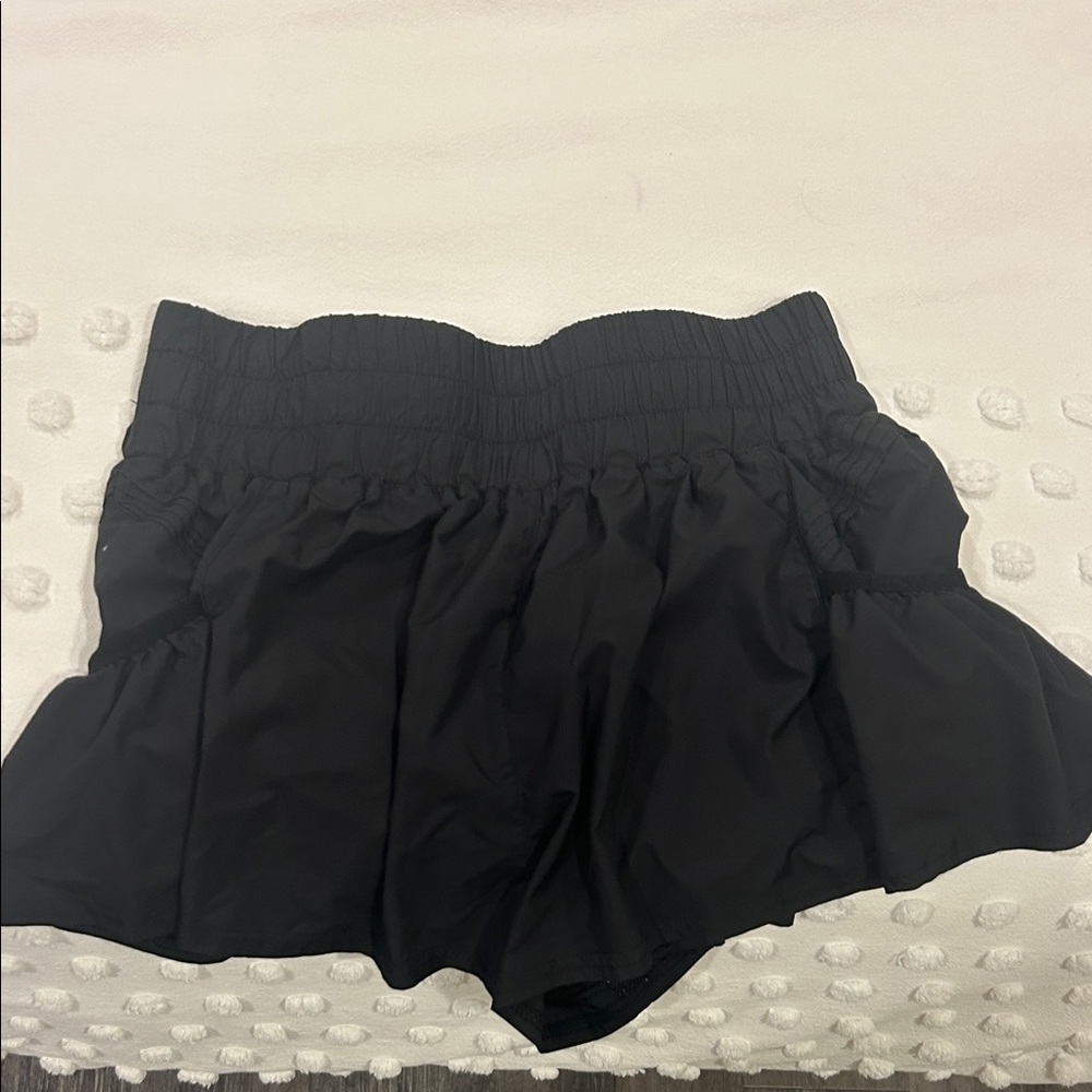 Free People Black High Waist Women's Shorts